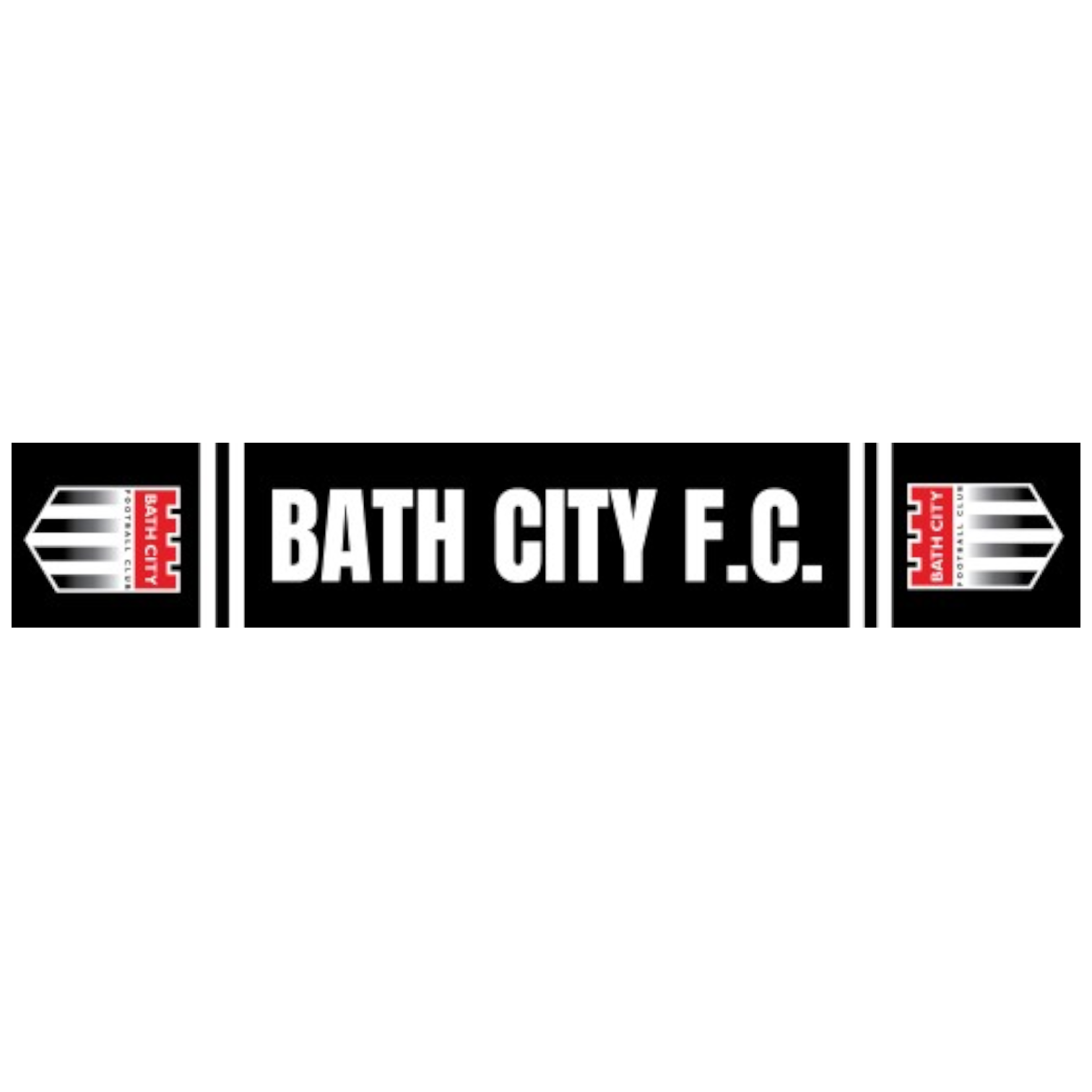 NEW for 2025 - Horizontal Design Black & White Scarf