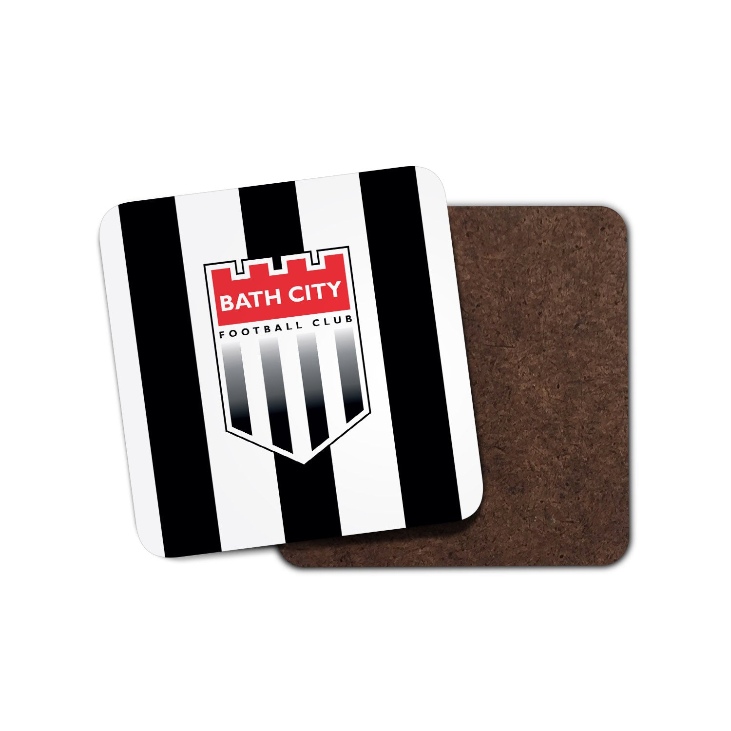 Bath City Stripe Crest Coaster