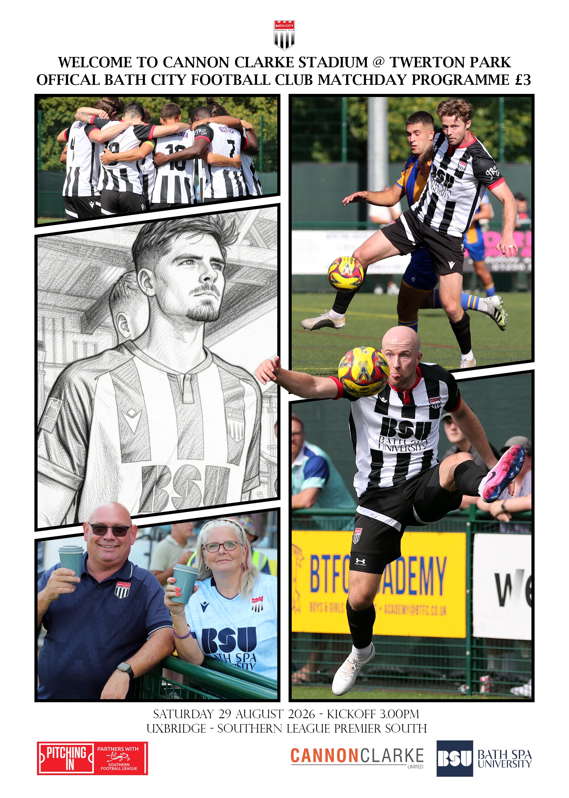 Matchday Programme v Uxbridge - Saturday 29 August 2026